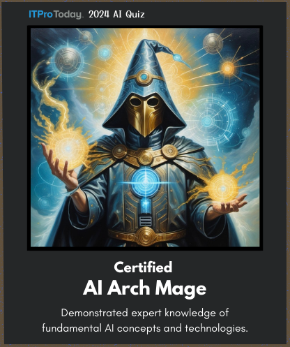 Certified AI Arch Mage badge